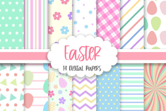 Download Easter Digital Papers, Pastel Background - Easter digital papers Collection