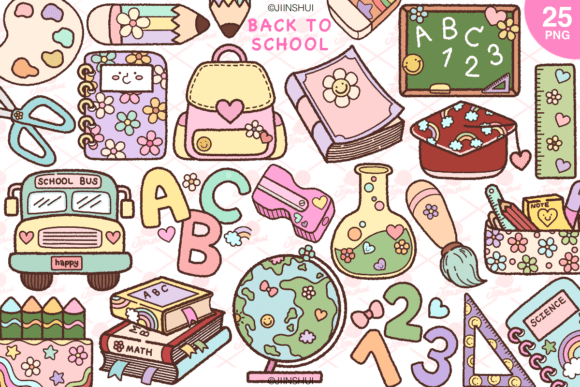 Download Back to School Clip Art, Education, Png - School clip art Collection