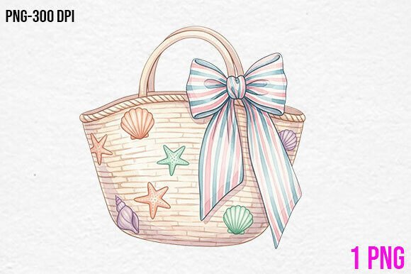 Download Beach Tote Bag PNG Clipart - Premium Bundle
