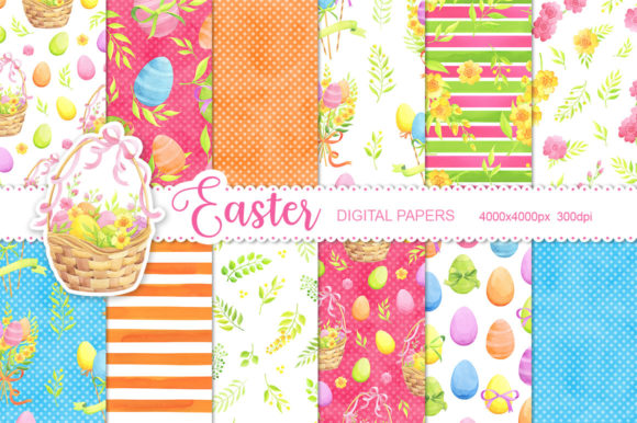 Download Easter Digital Papers - Easter digital papers Collection