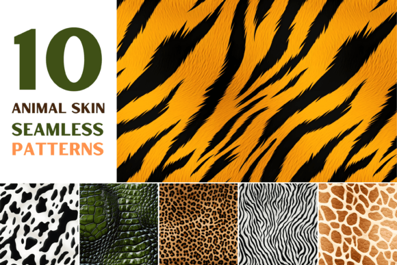 Download Animal Skin Seamless Patterns - Animal skin Collection
